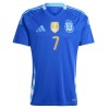 Original Fußballtrikot Argentinien De Paul 7 Auswärtstrikot 2024 Für Herren